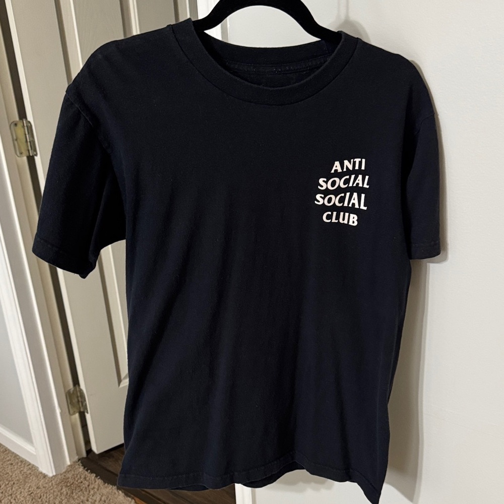 Anti Social Social Club Cherry blossom Black Tee